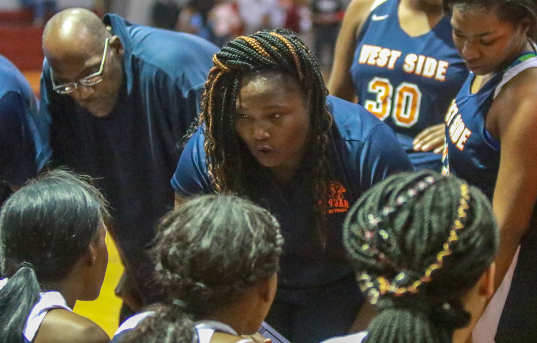 West Side girls basketball coach Shanee' Butler